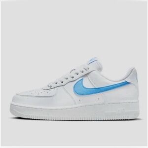 Women's Nike Air Force 1 '07 Next Nature White/University Blue Size 7.5